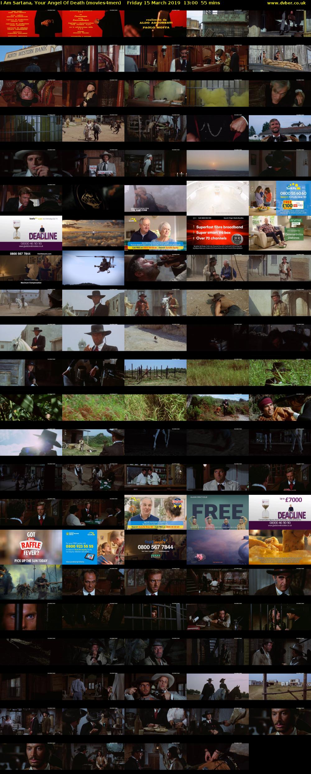I Am Sartana, Your Angel Of Death (movies4men) Friday 15 March 2019 13:00 - 13:55