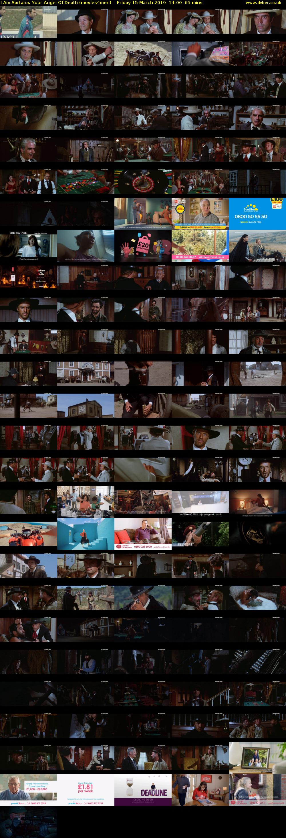I Am Sartana, Your Angel Of Death (movies4men) Friday 15 March 2019 14:00 - 15:05