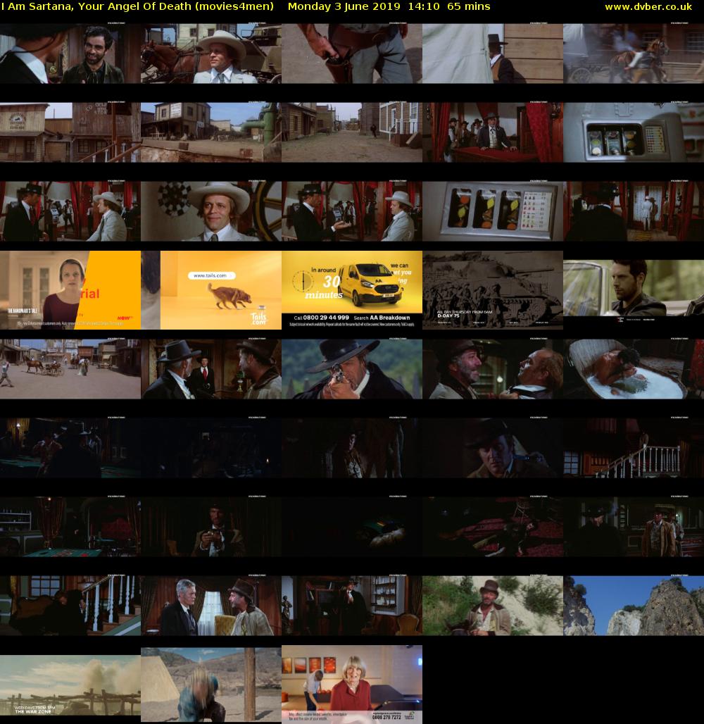 I Am Sartana, Your Angel Of Death (movies4men) Monday 3 June 2019 14:10 - 15:15