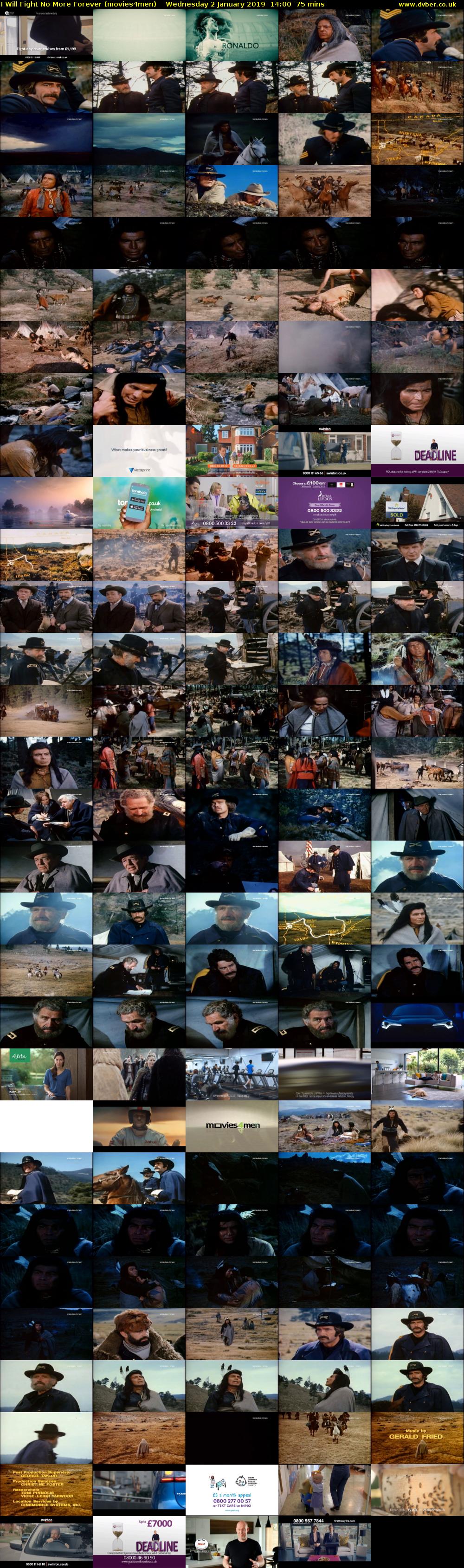 I Will Fight No More Forever (movies4men) Wednesday 2 January 2019 14:00 - 15:15