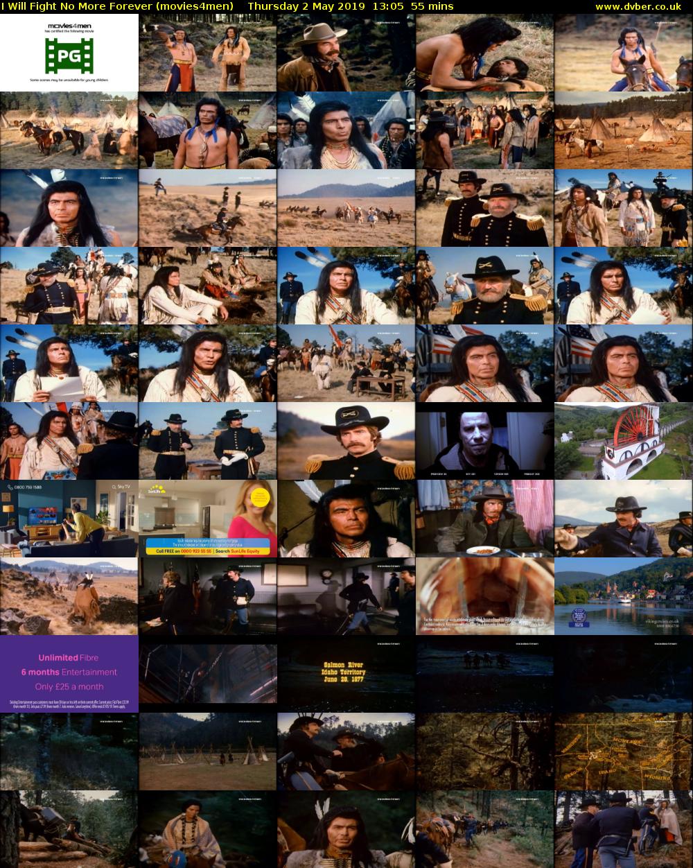 I Will Fight No More Forever (movies4men) Thursday 2 May 2019 13:05 - 14:00