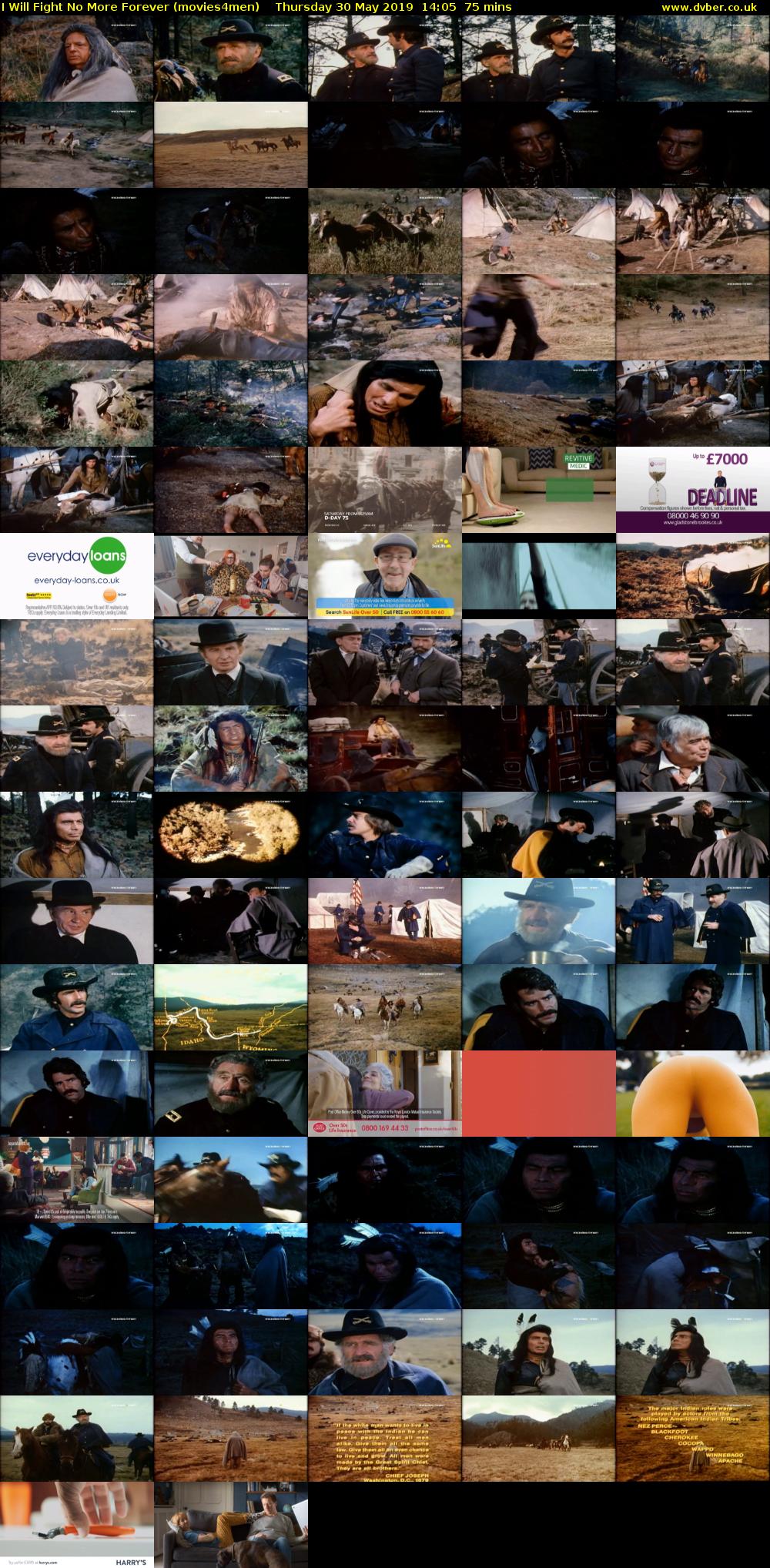 I Will Fight No More Forever (movies4men) Thursday 30 May 2019 14:05 - 15:20
