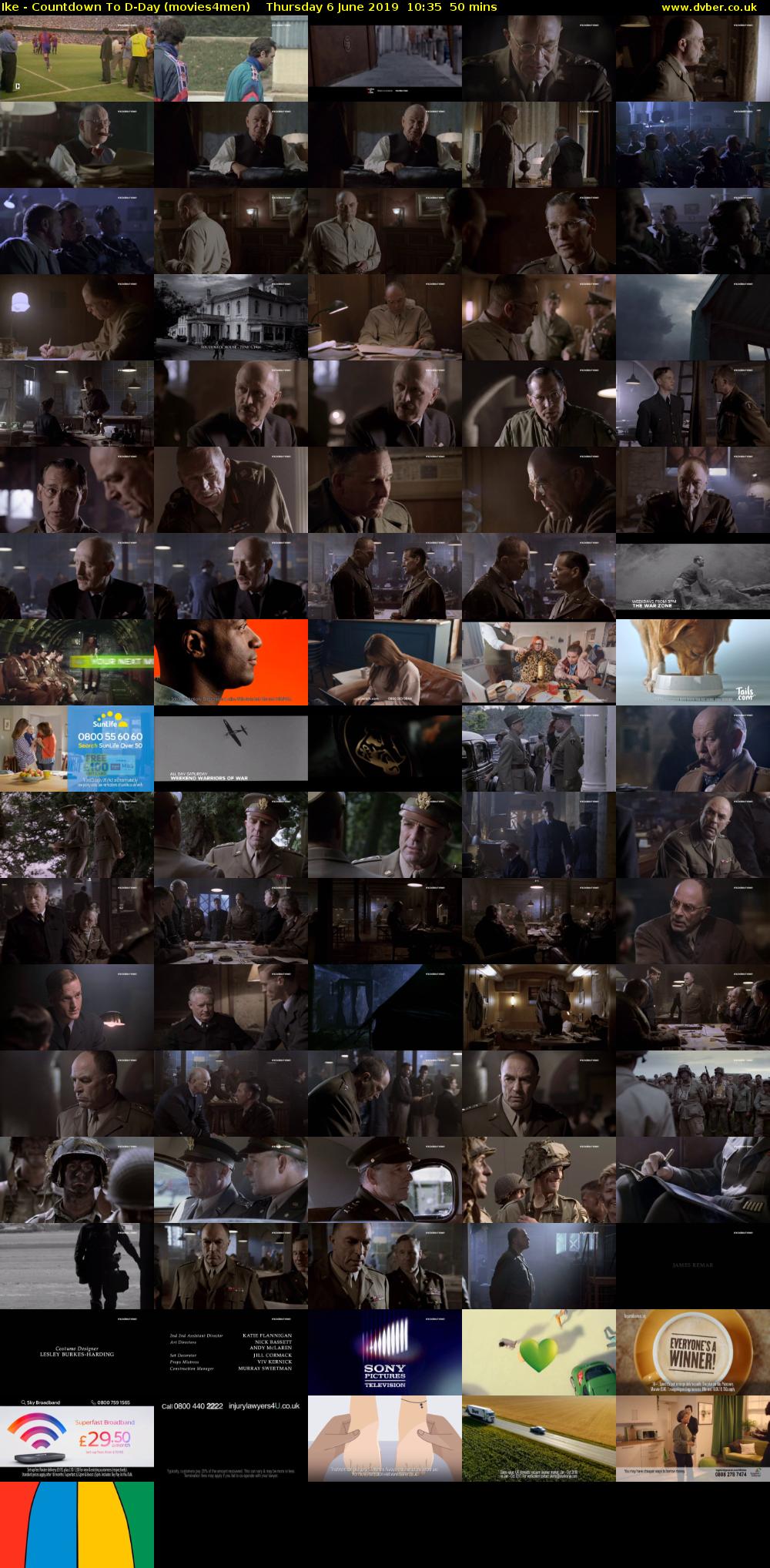 Ike - Countdown To D-Day (movies4men) Thursday 6 June 2019 10:35 - 11:25