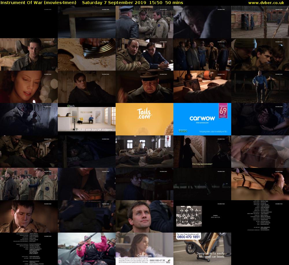 Instrument Of War (movies4men) Saturday 7 September 2019 15:50 - 16:40