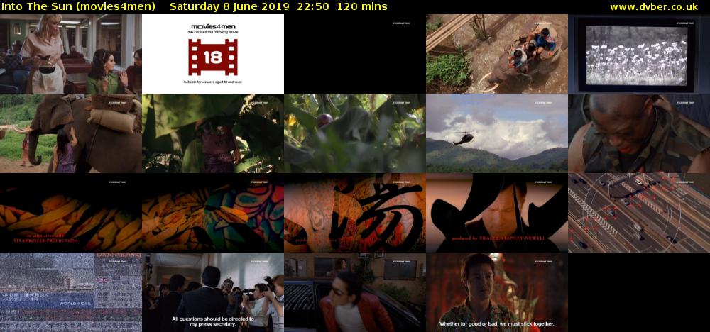 Into The Sun (movies4men) Saturday 8 June 2019 22:50 - 00:50