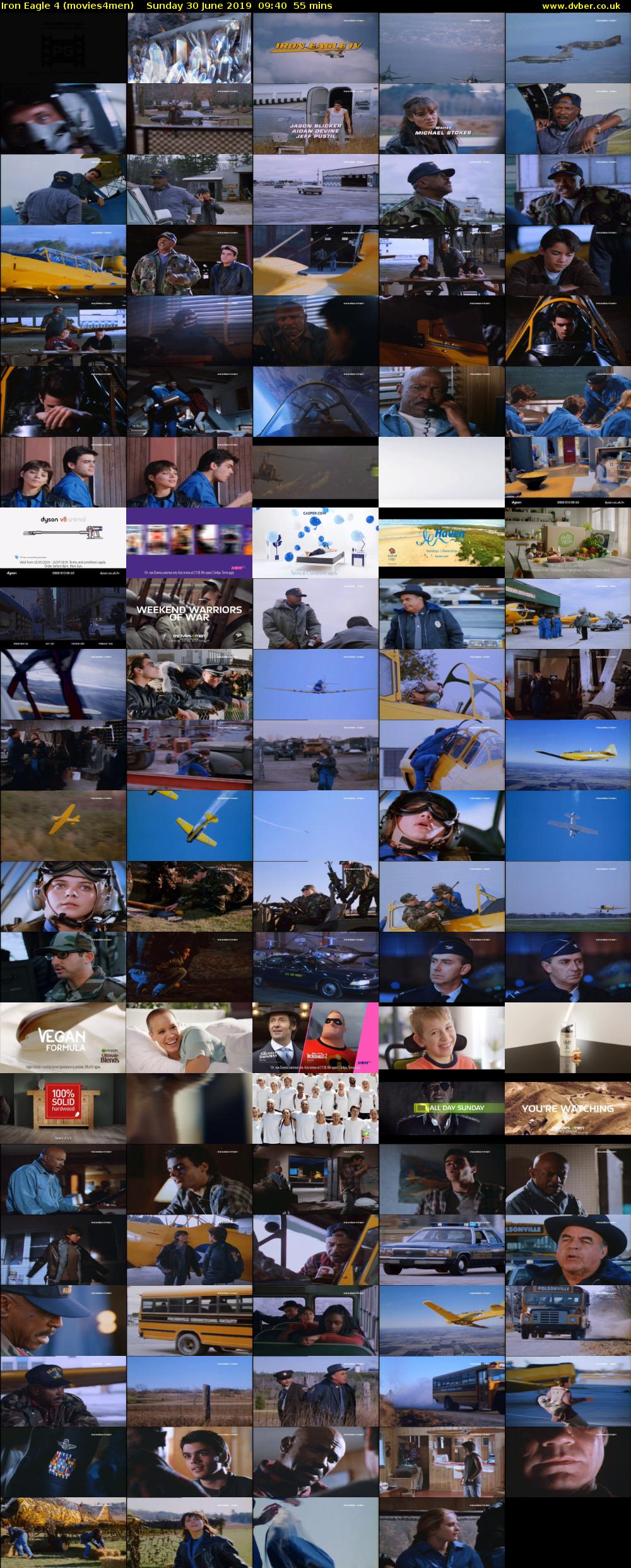 Iron Eagle 4 (movies4men) Sunday 30 June 2019 09:40 - 10:35