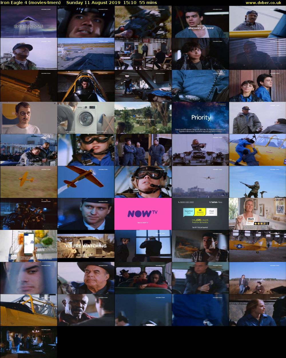 Iron Eagle 4 (movies4men) Sunday 11 August 2019 15:10 - 16:05