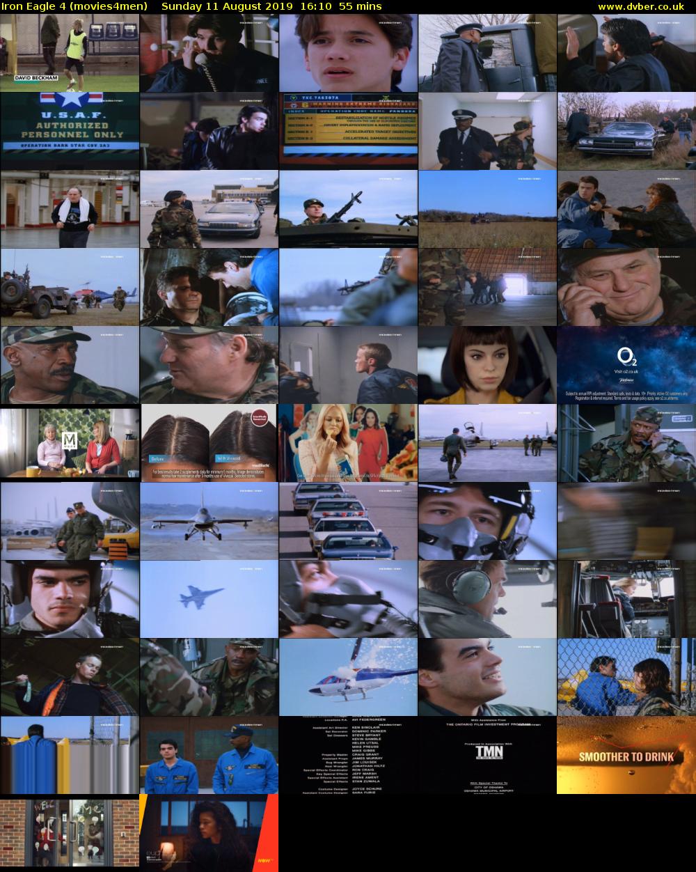 Iron Eagle 4 (movies4men) Sunday 11 August 2019 16:10 - 17:05