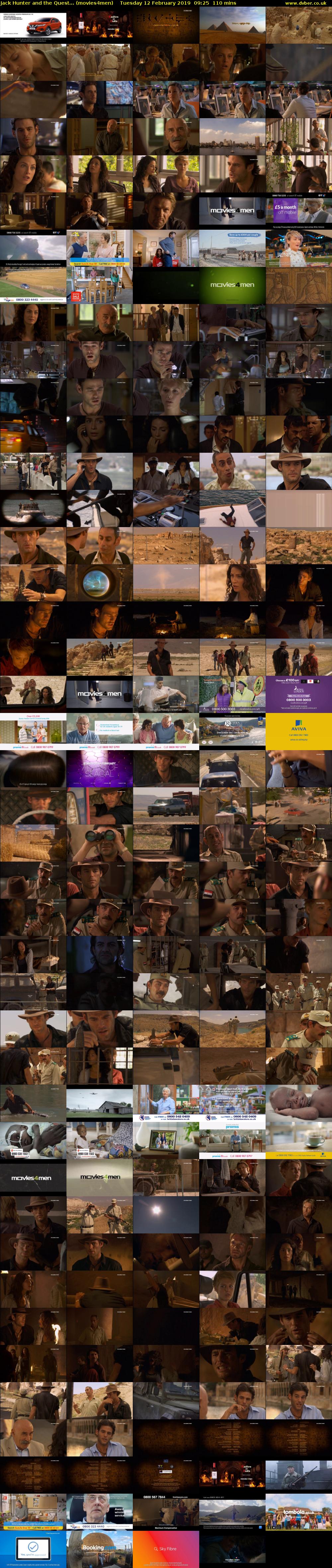 Jack Hunter and the Quest... (movies4men) Tuesday 12 February 2019 09:25 - 11:15