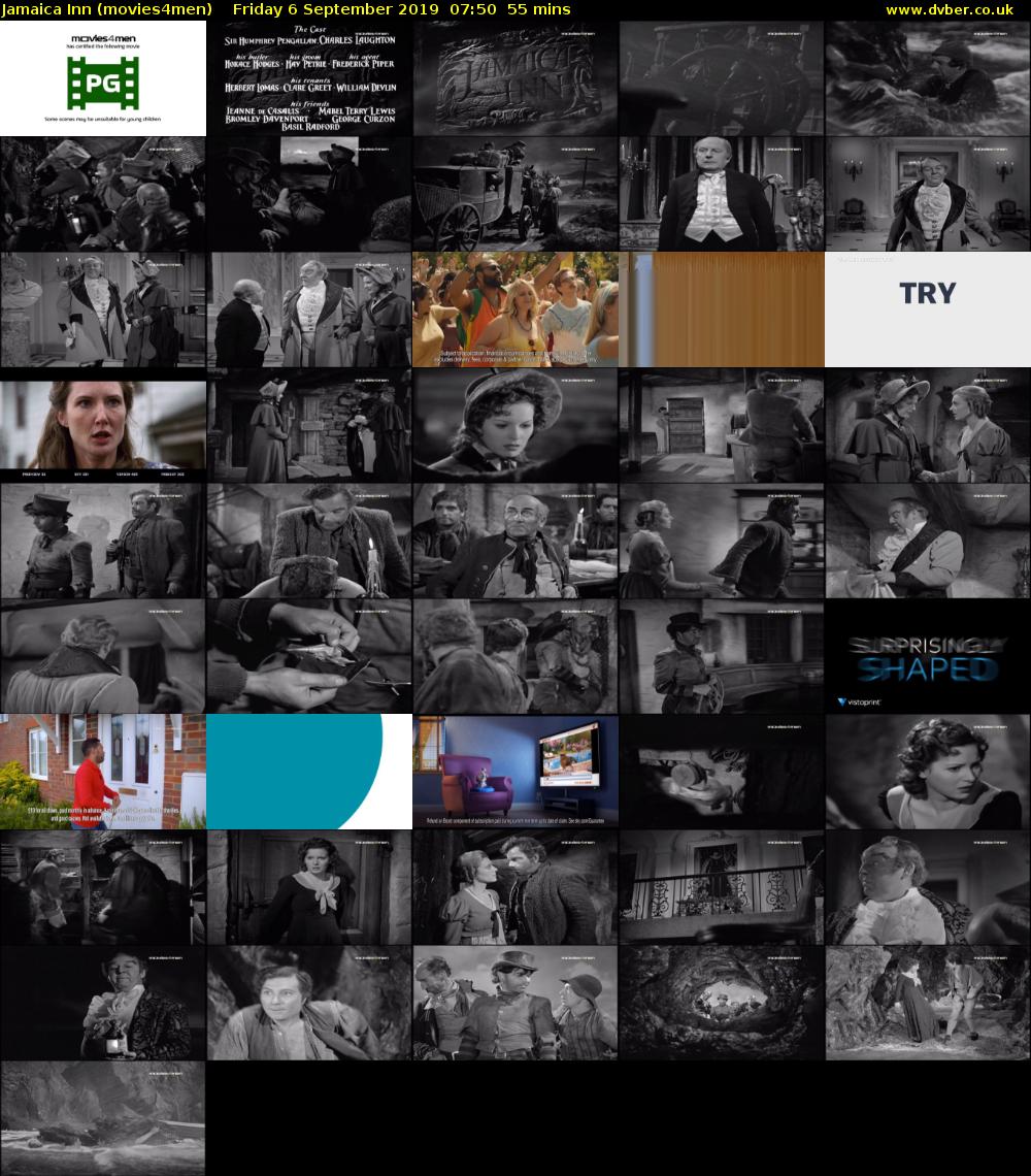 Jamaica Inn (movies4men) Friday 6 September 2019 07:50 - 08:45