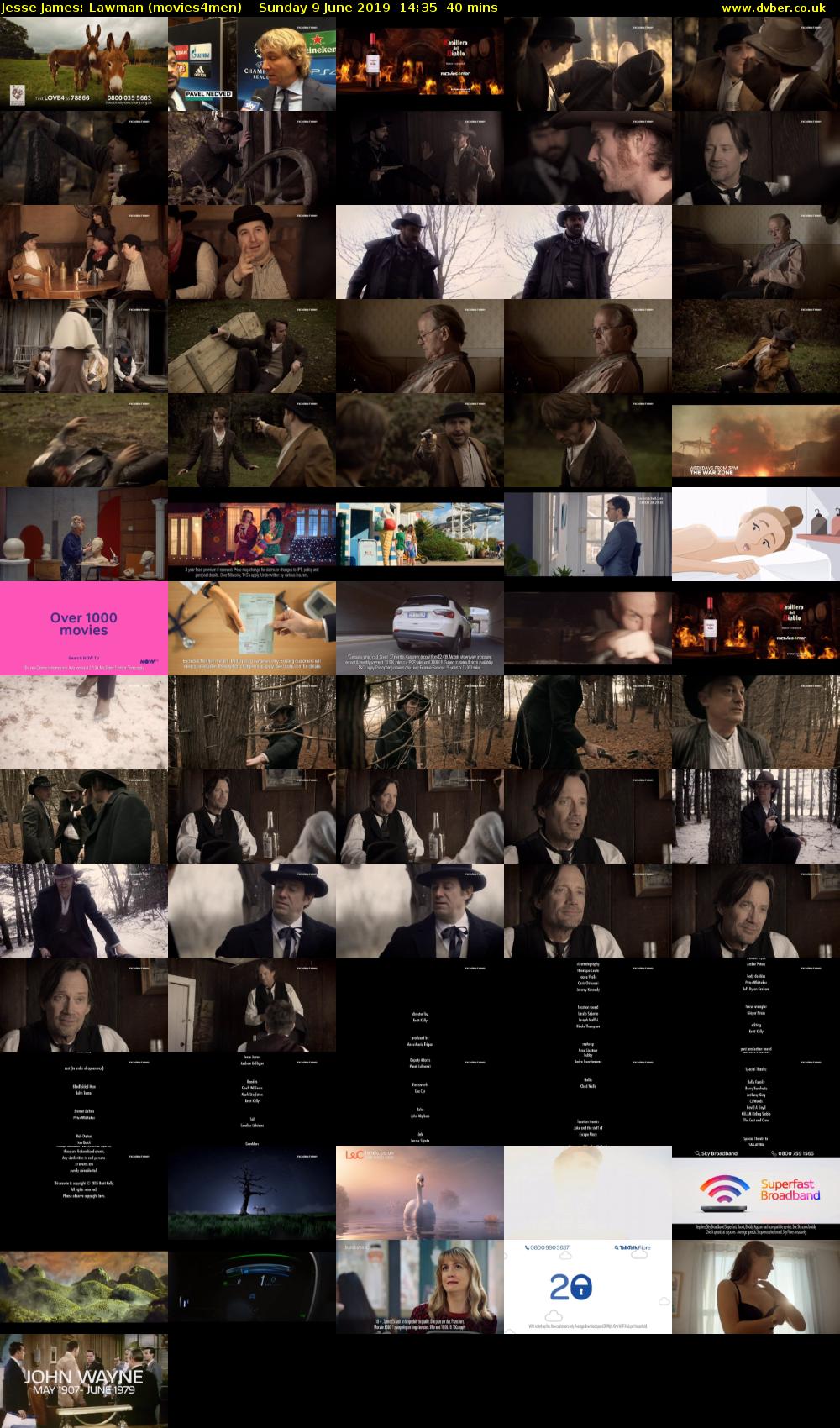 Jesse James: Lawman (movies4men) Sunday 9 June 2019 14:35 - 15:15