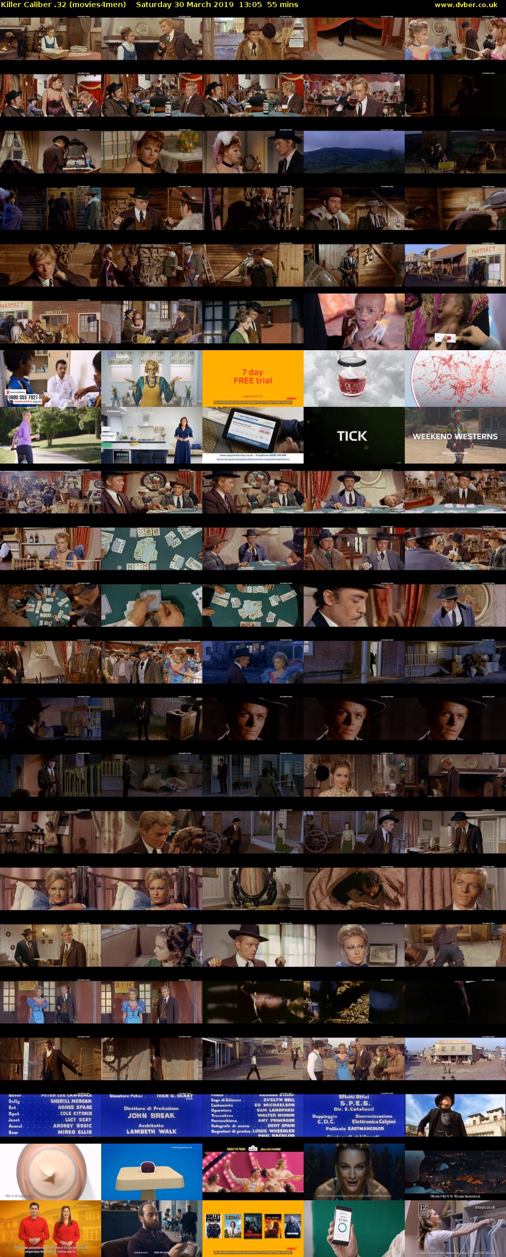 Killer Caliber .32 (movies4men) Saturday 30 March 2019 13:05 - 14:00