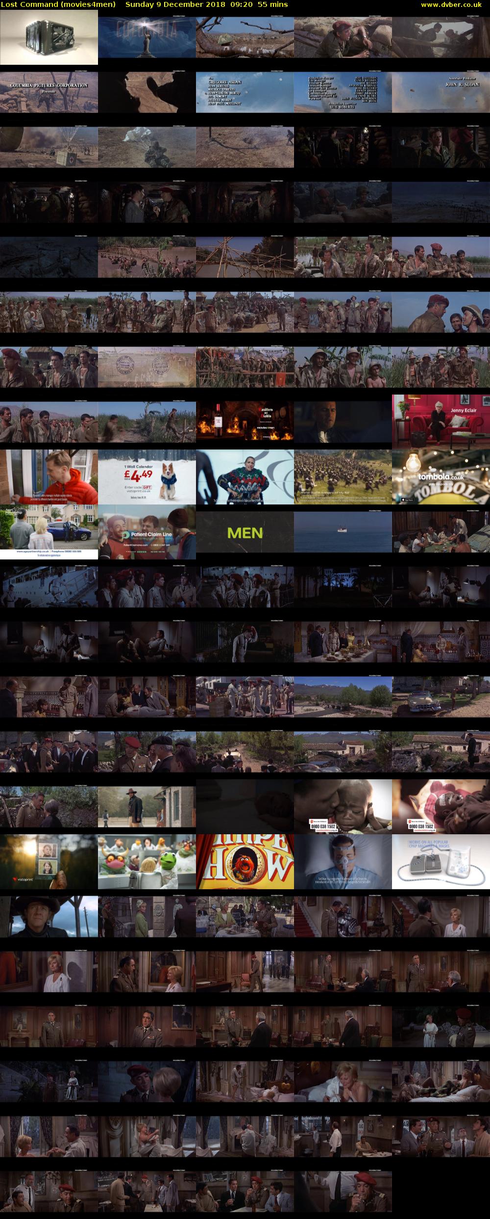 Lost Command (movies4men) Sunday 9 December 2018 09:20 - 10:15