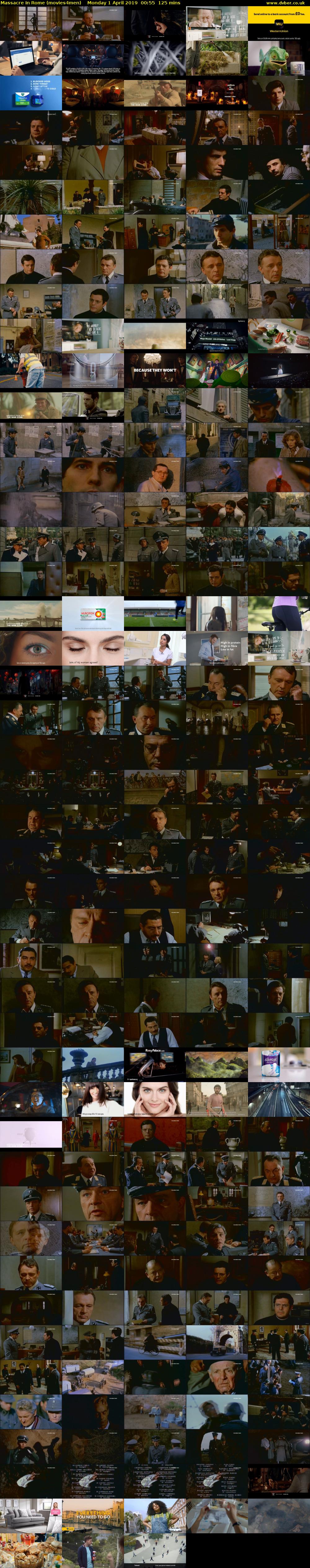 Massacre In Rome (movies4men) Monday 1 April 2019 00:55 - 03:00