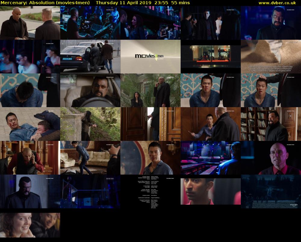 Mercenary: Absolution (movies4men) Thursday 11 April 2019 23:55 - 00:50