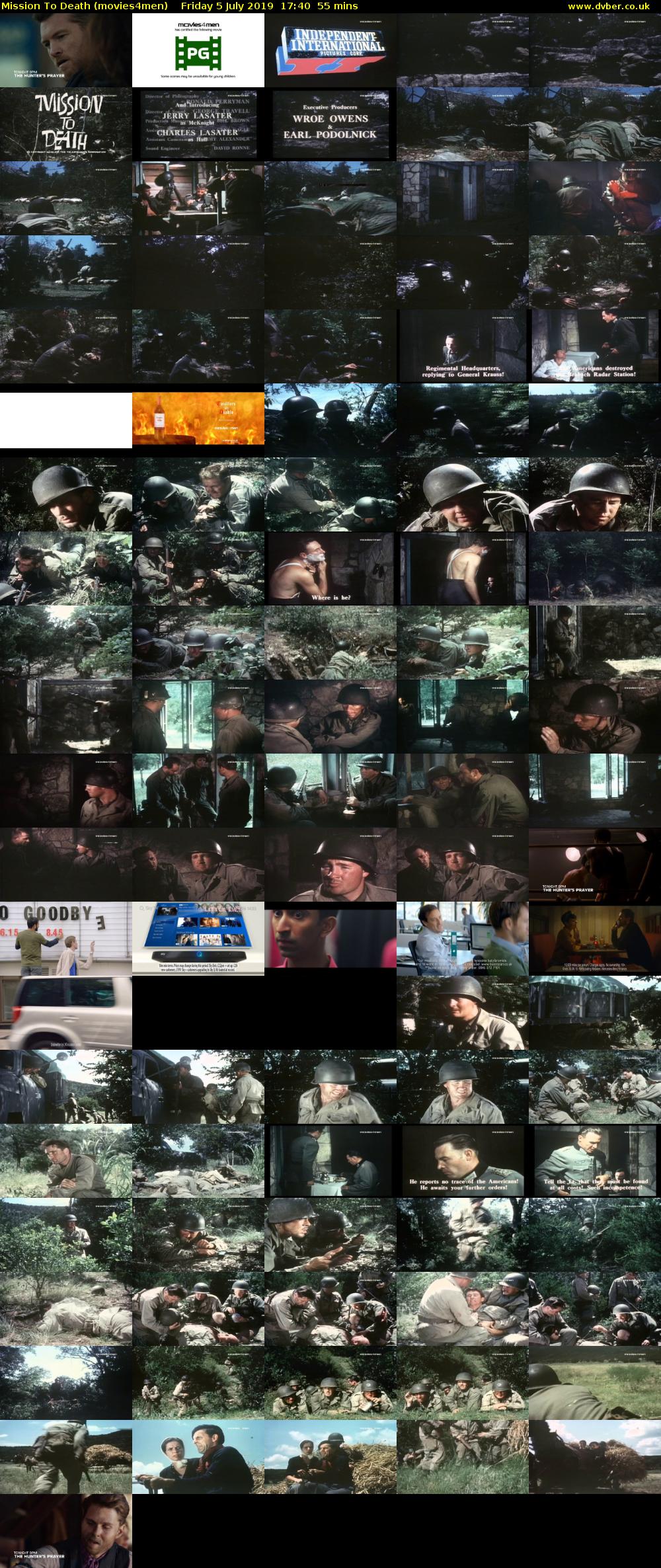 Mission To Death (movies4men) Friday 5 July 2019 17:40 - 18:35