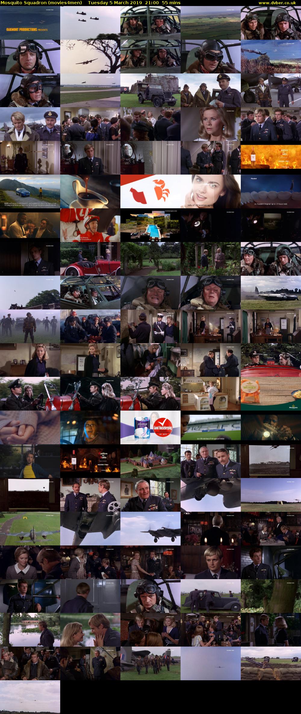 Mosquito Squadron (movies4men) Tuesday 5 March 2019 21:00 - 21:55
