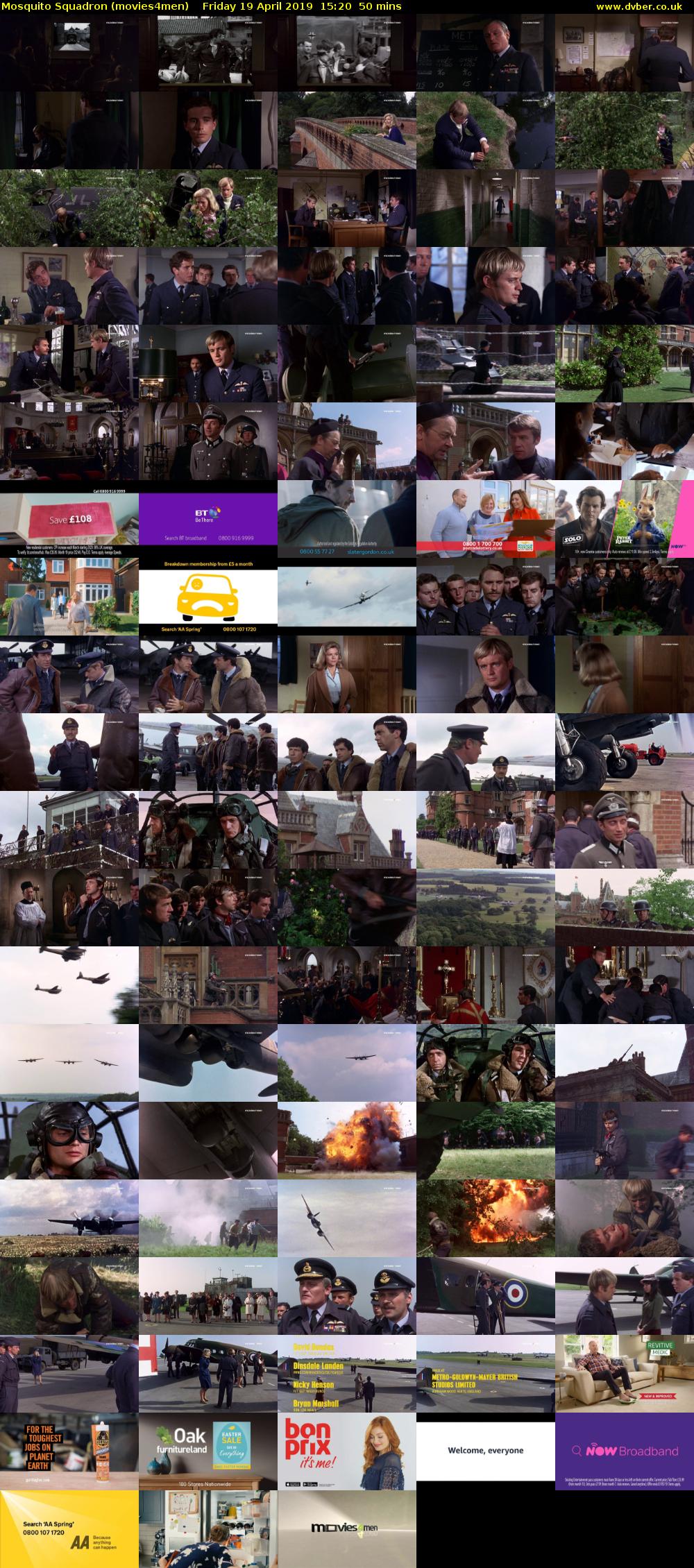 Mosquito Squadron (movies4men) Friday 19 April 2019 15:20 - 16:10