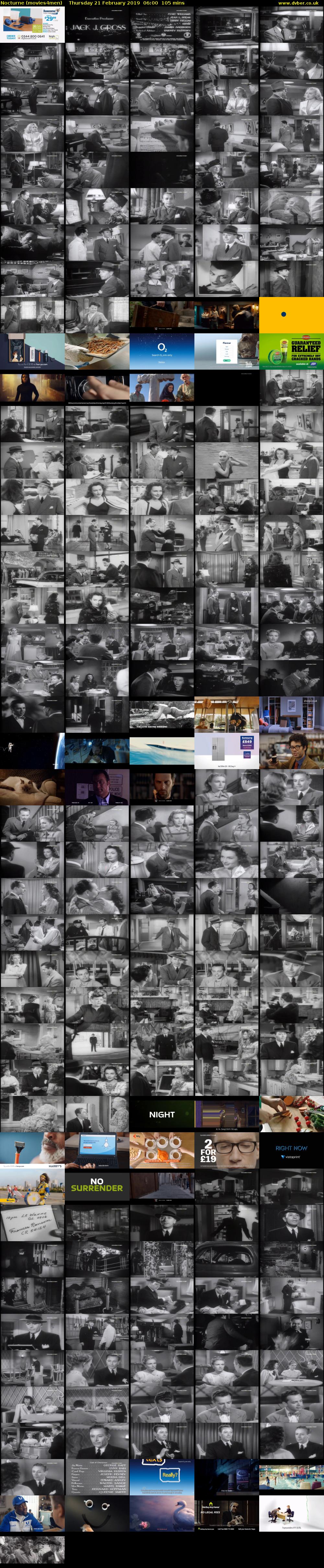 Nocturne (movies4men) Thursday 21 February 2019 06:00 - 07:45