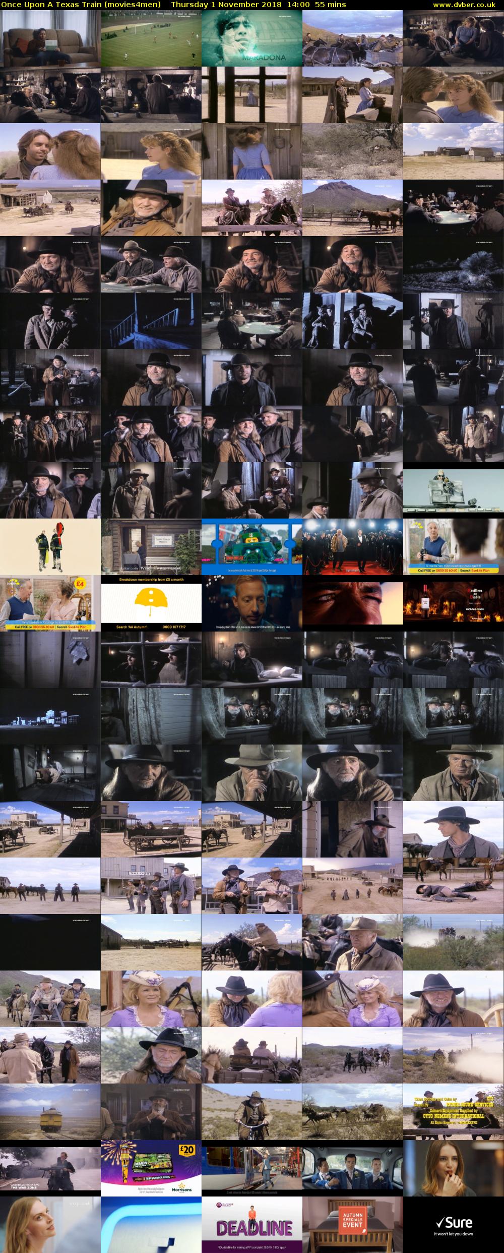 Once Upon A Texas Train (movies4men) Thursday 1 November 2018 14:00 - 14:55