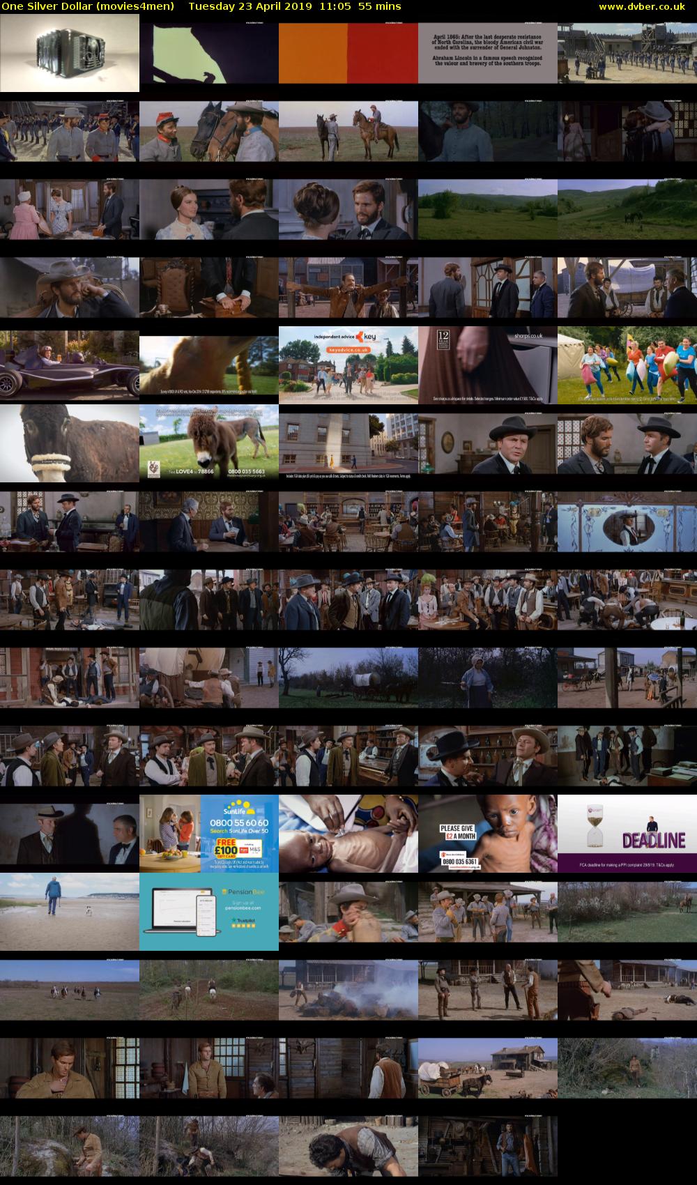 One Silver Dollar (movies4men) Tuesday 23 April 2019 11:05 - 12:00