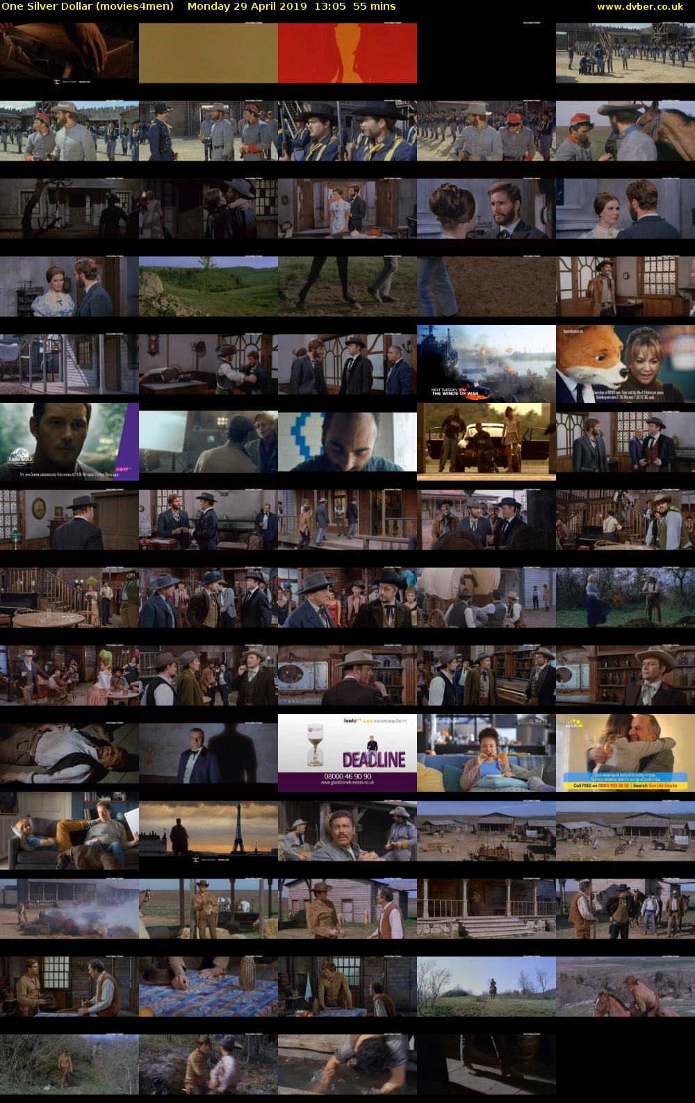 One Silver Dollar (movies4men) Monday 29 April 2019 13:05 - 14:00