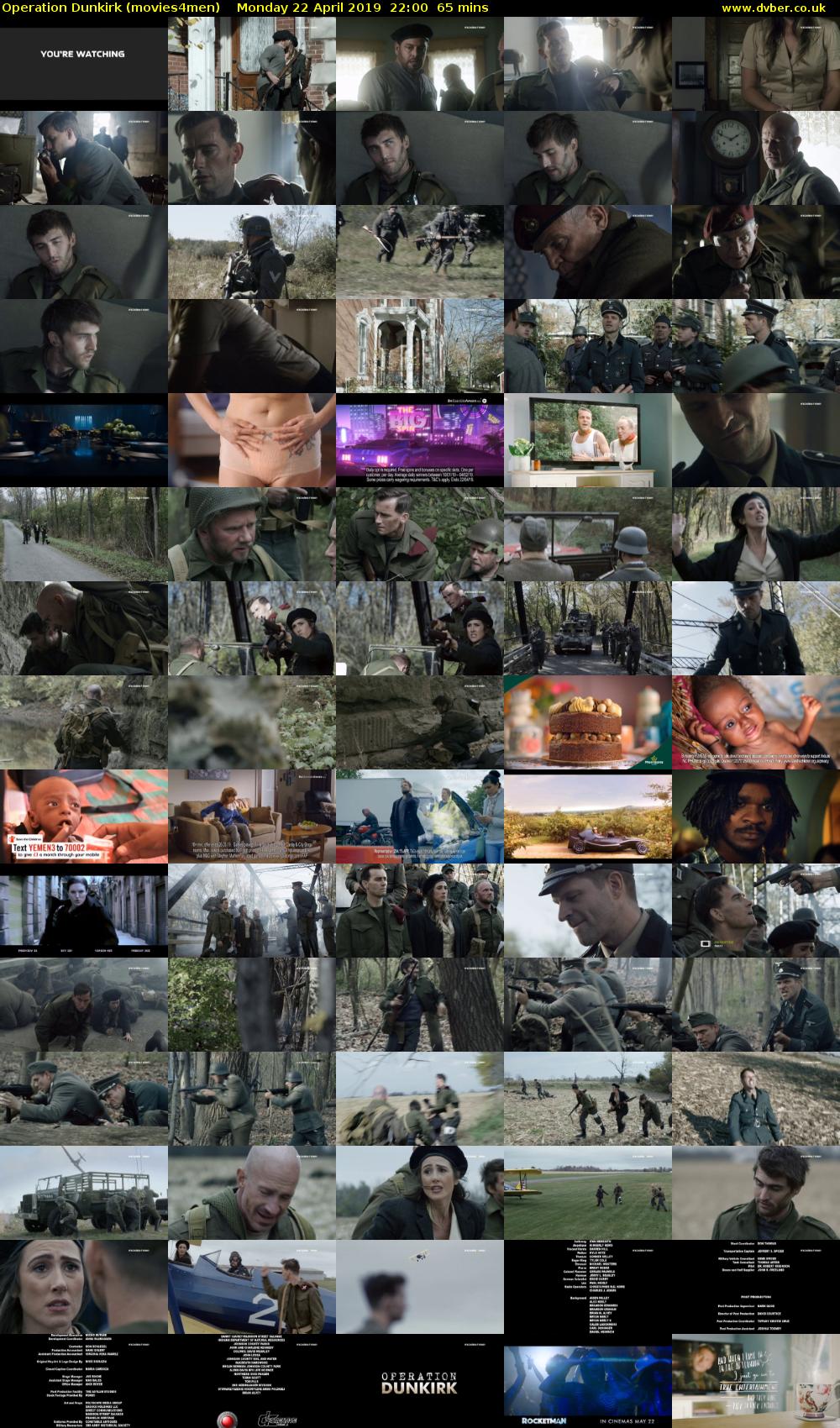Operation Dunkirk (movies4men) Monday 22 April 2019 22:00 - 23:05