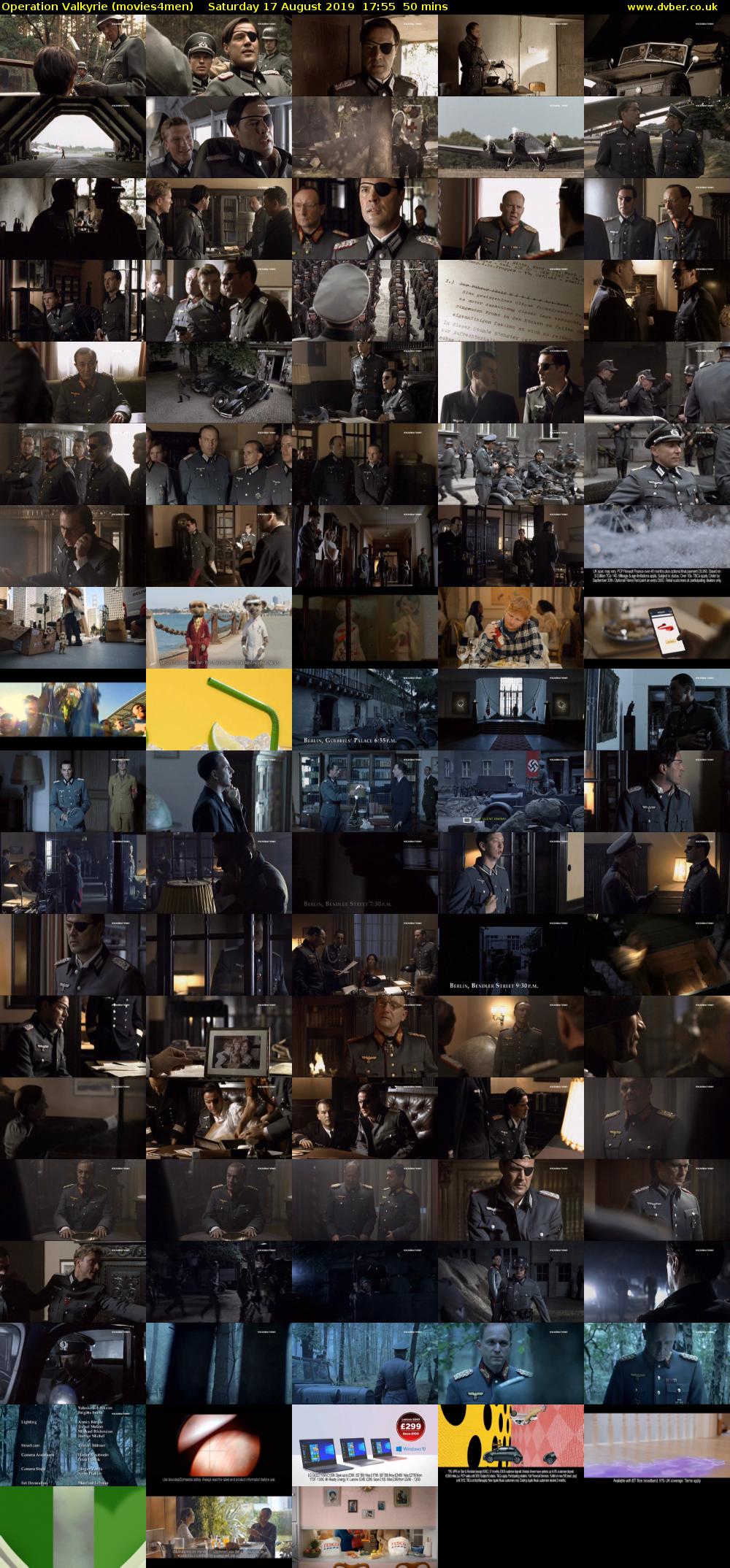 Operation Valkyrie (movies4men) Saturday 17 August 2019 17:55 - 18:45