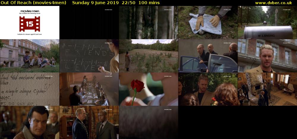 Out Of Reach (movies4men) Sunday 9 June 2019 22:50 - 00:30