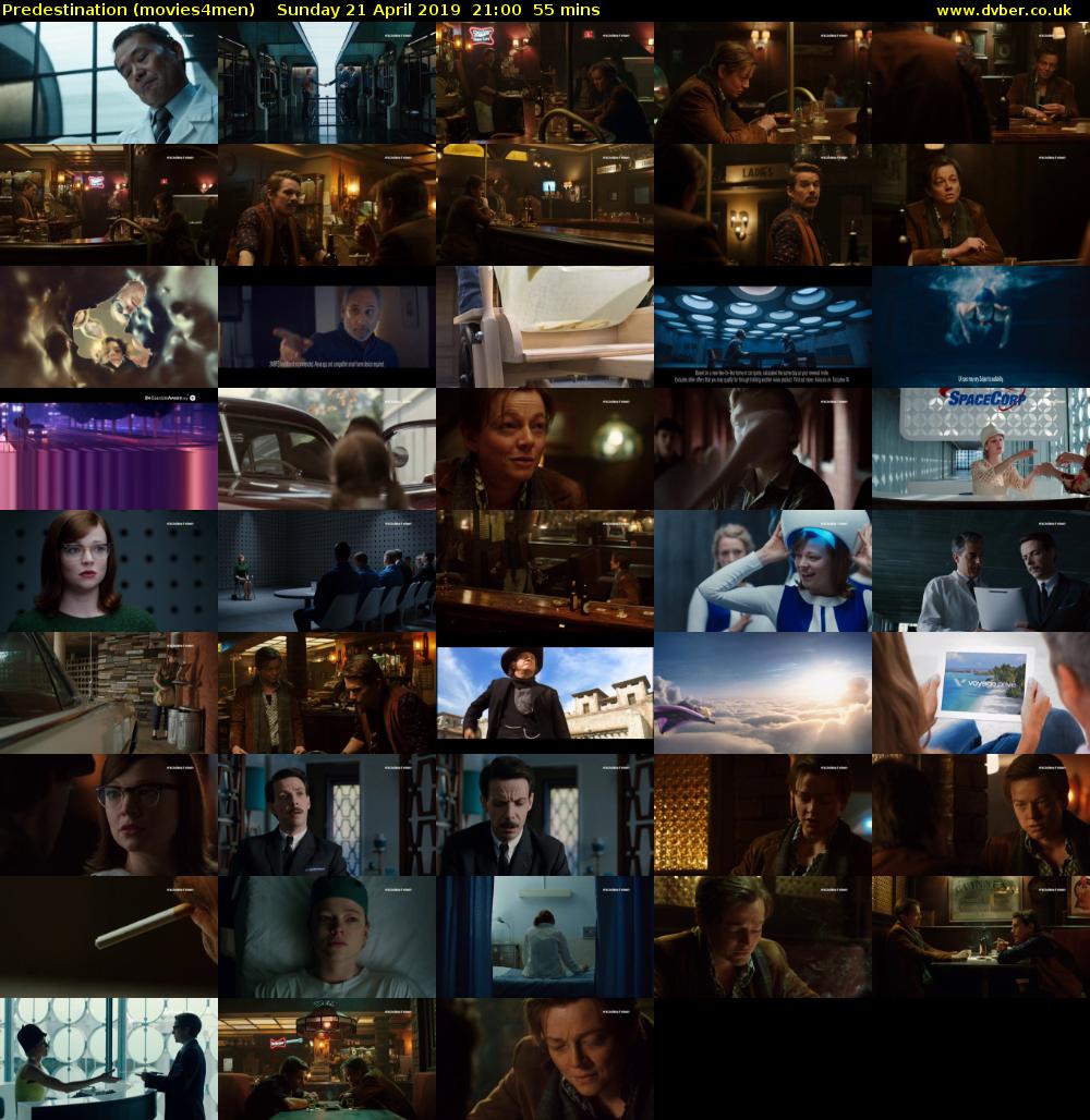 Predestination (movies4men) Sunday 21 April 2019 21:00 - 21:55