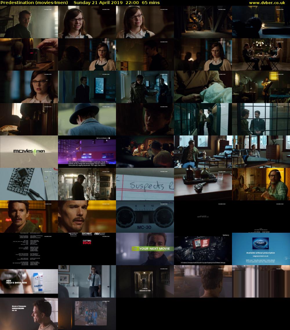 Predestination (movies4men) Sunday 21 April 2019 22:00 - 23:05