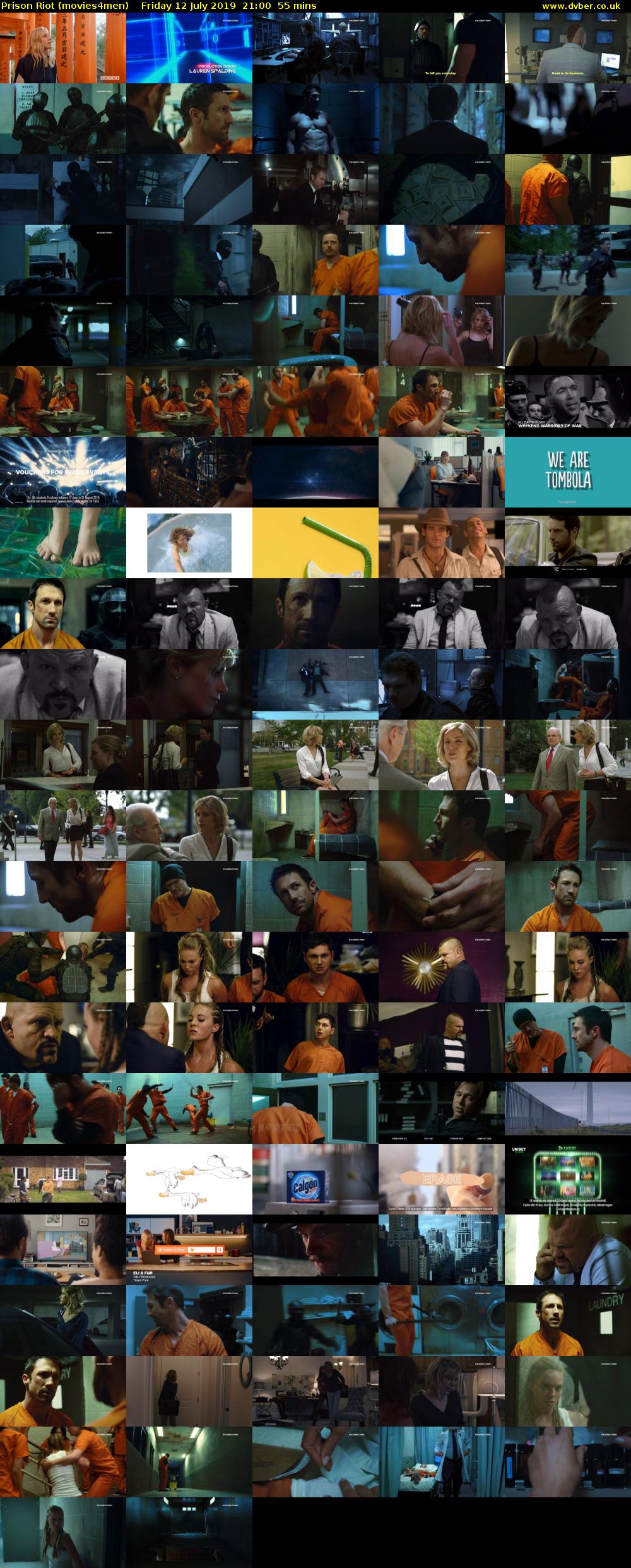 Prison Riot (movies4men) Friday 12 July 2019 21:00 - 21:55