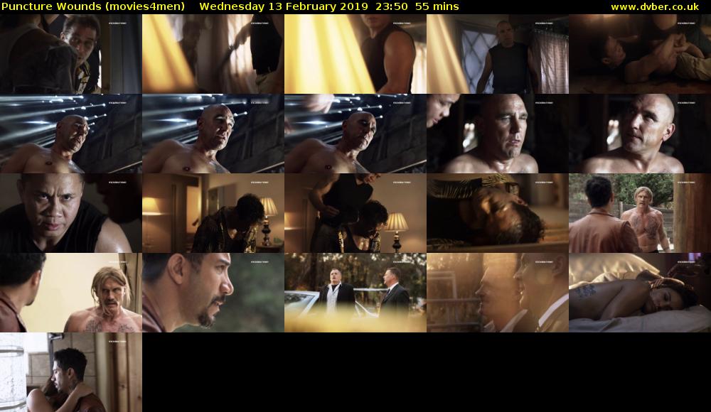Puncture Wounds (movies4men) Wednesday 13 February 2019 23:50 - 00:45