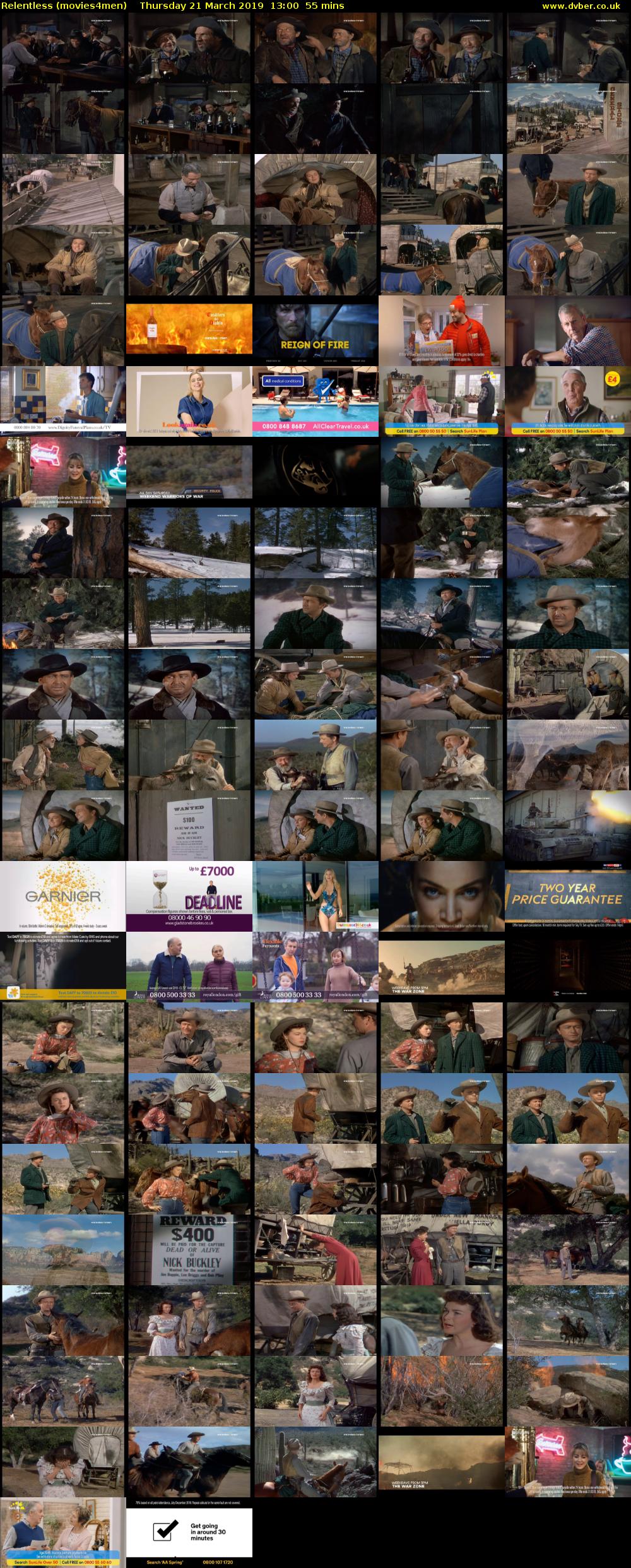 Relentless (movies4men) Thursday 21 March 2019 13:00 - 13:55