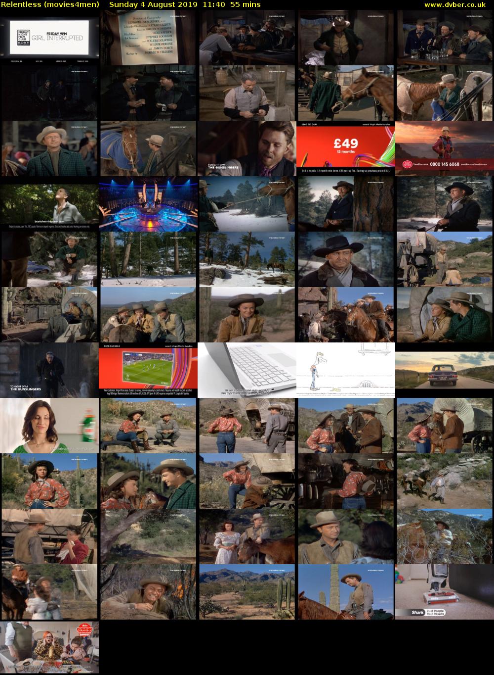 Relentless (movies4men) Sunday 4 August 2019 11:40 - 12:35