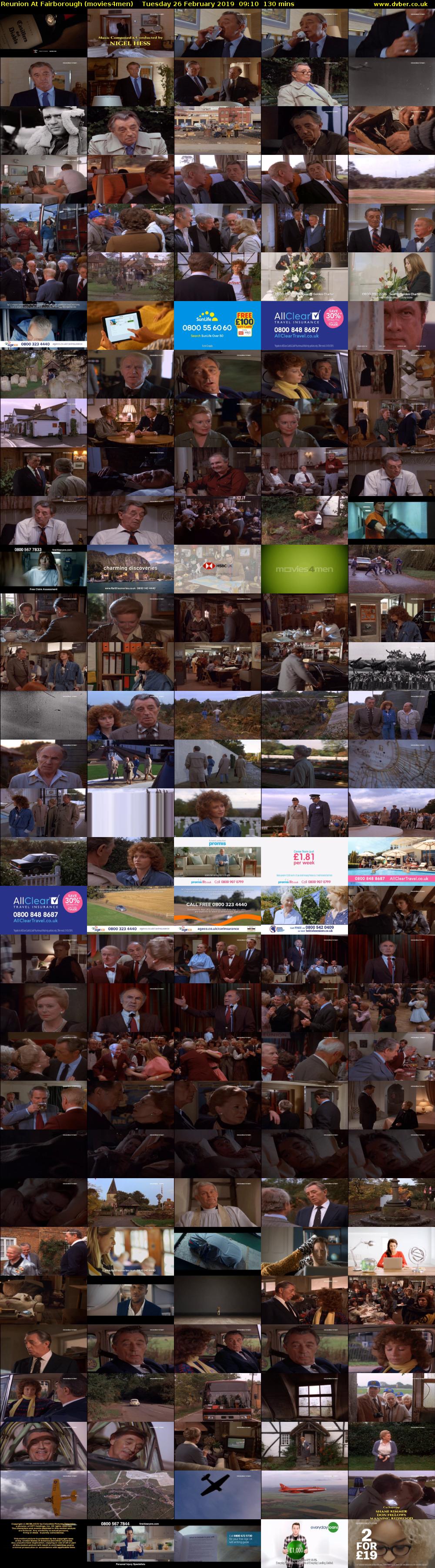 Reunion At Fairborough (movies4men) Tuesday 26 February 2019 09:10 - 11:20