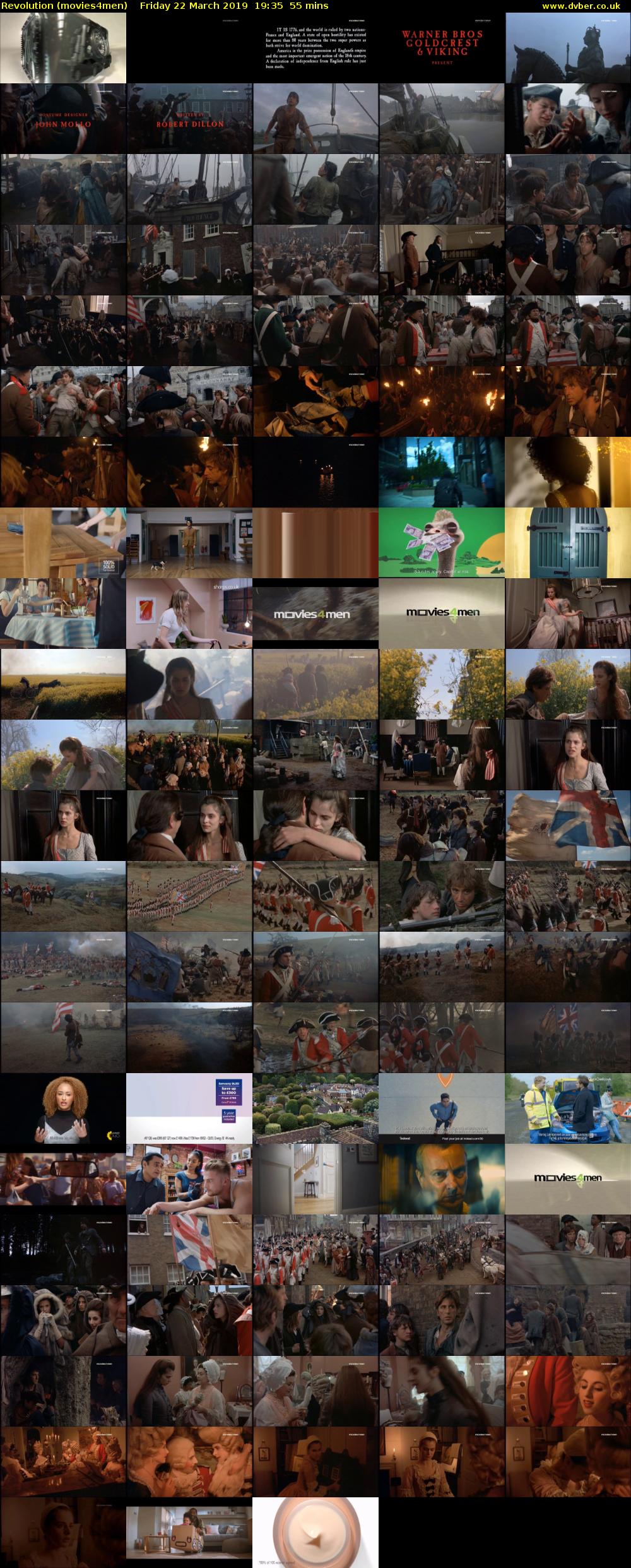 Revolution (movies4men) Friday 22 March 2019 19:35 - 20:30