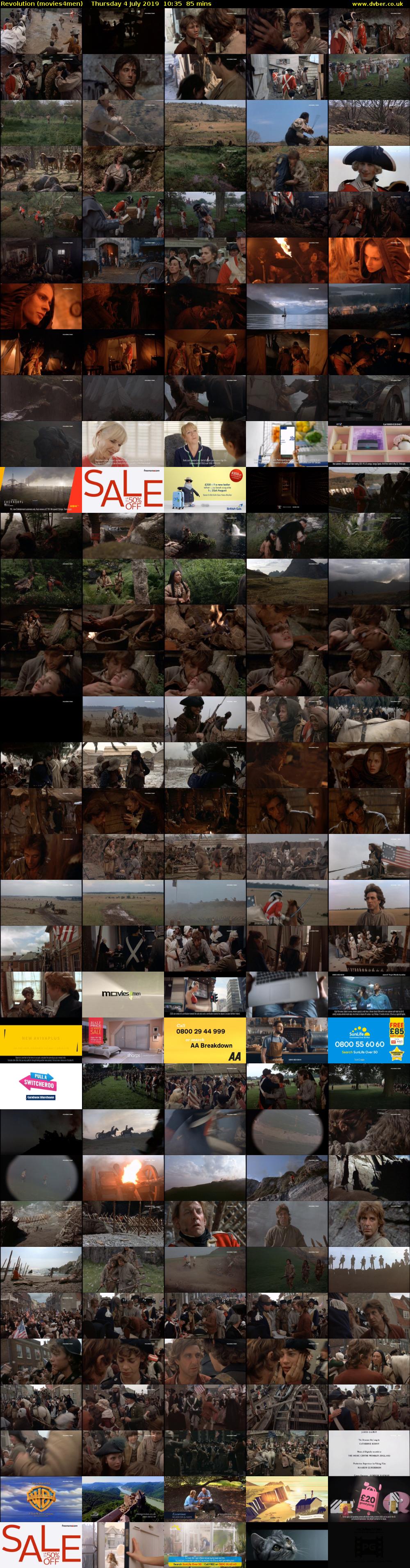 Revolution (movies4men) Thursday 4 July 2019 10:35 - 12:00
