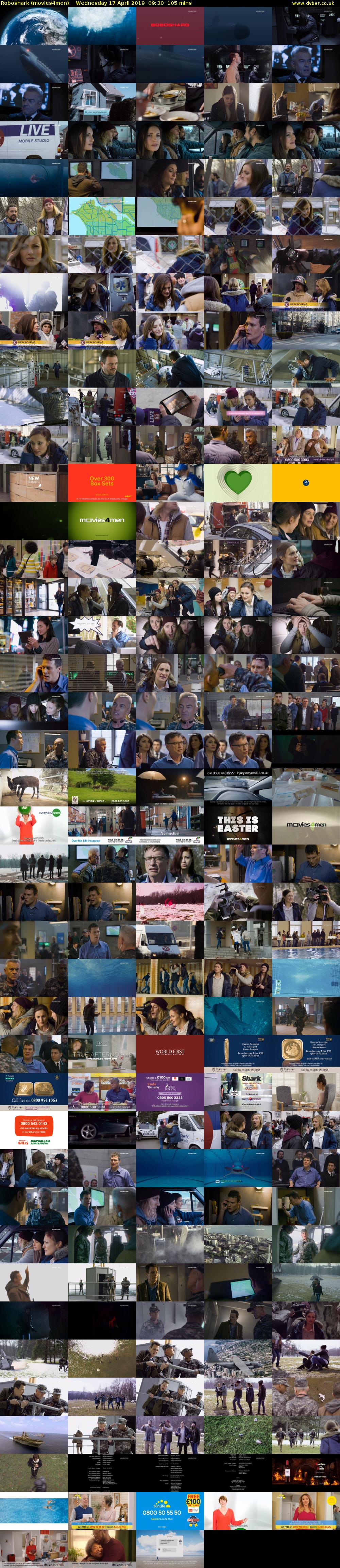 Roboshark (movies4men) Wednesday 17 April 2019 09:30 - 11:15