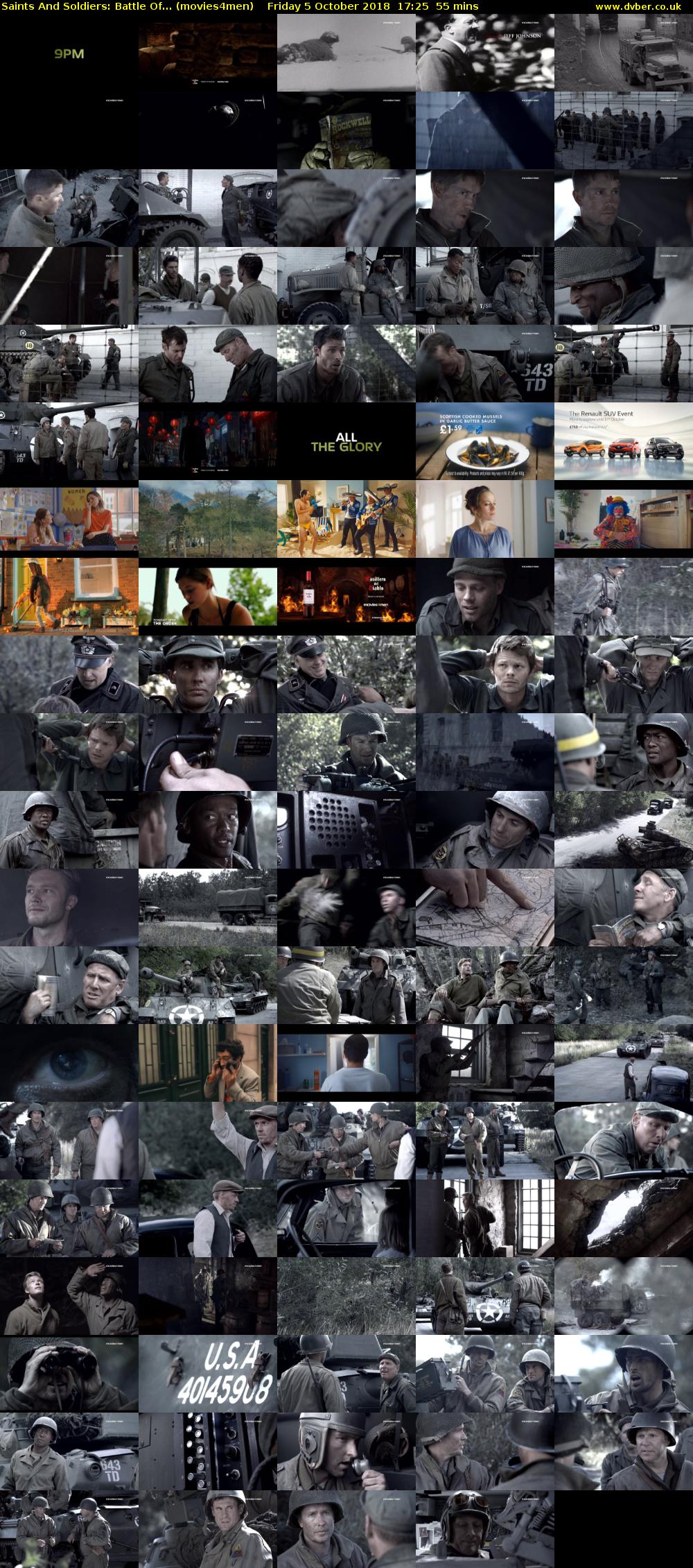 Saints And Soldiers: Battle Of... (movies4men) Friday 5 October 2018 17:25 - 18:20