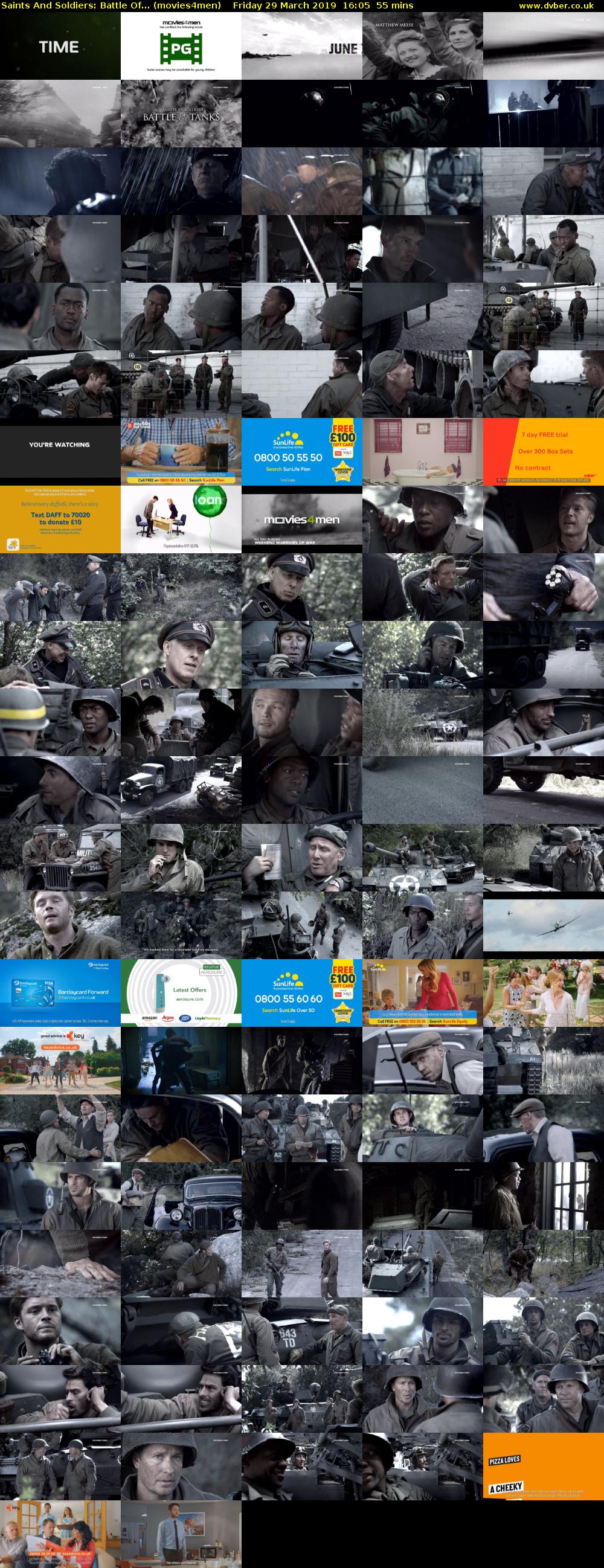 Saints And Soldiers: Battle Of... (movies4men) Friday 29 March 2019 16:05 - 17:00