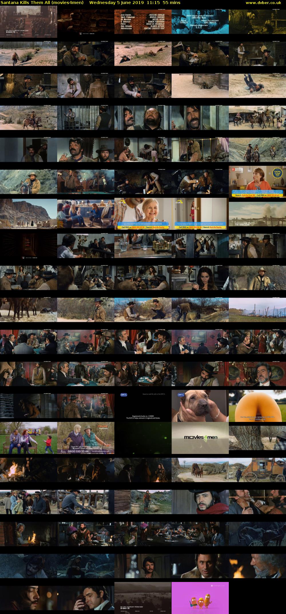Santana Kills Them All (movies4men) Wednesday 5 June 2019 11:15 - 12:10