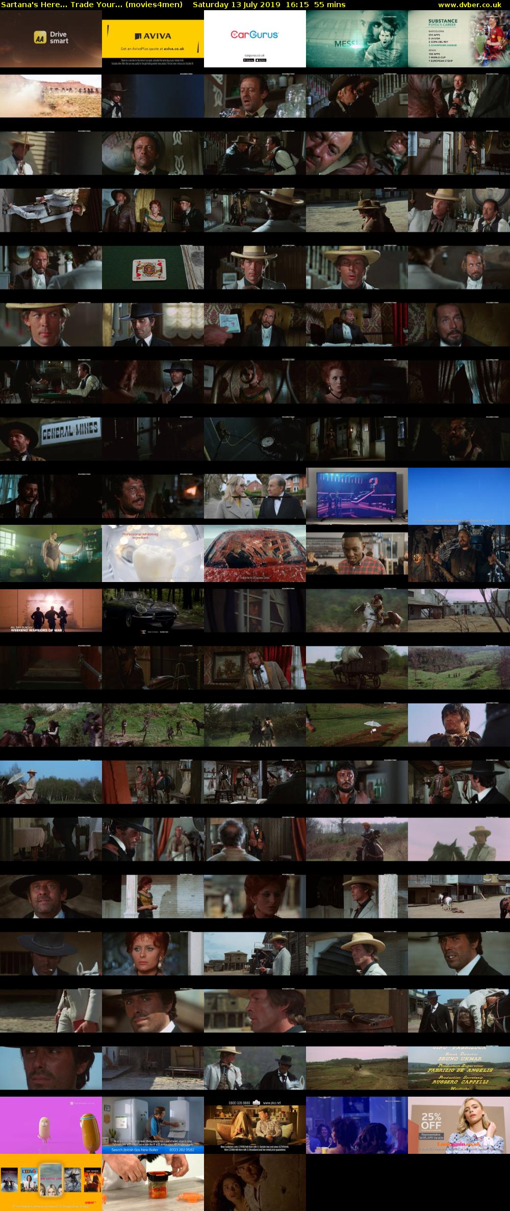 Sartana's Here... Trade Your... (movies4men) Saturday 13 July 2019 16:15 - 17:10