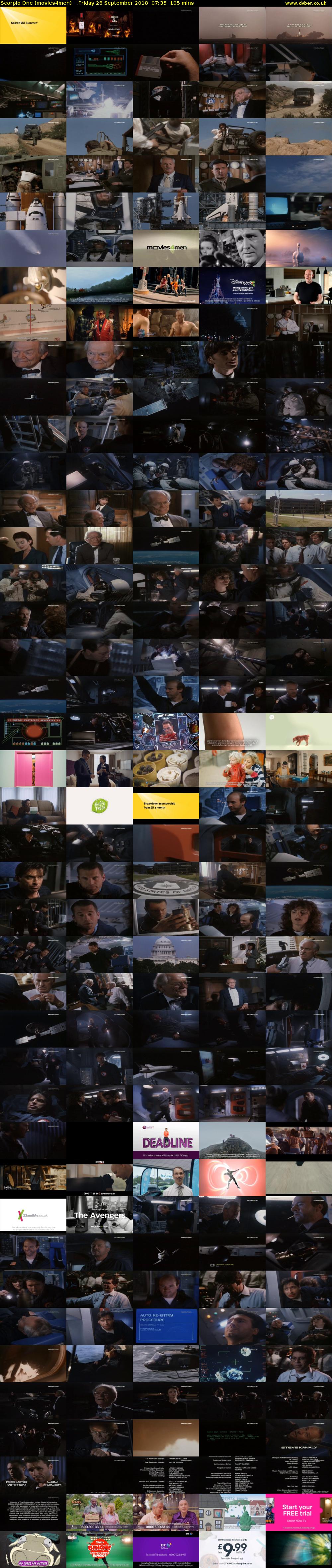 Scorpio One (movies4men) Friday 28 September 2018 07:35 - 09:20