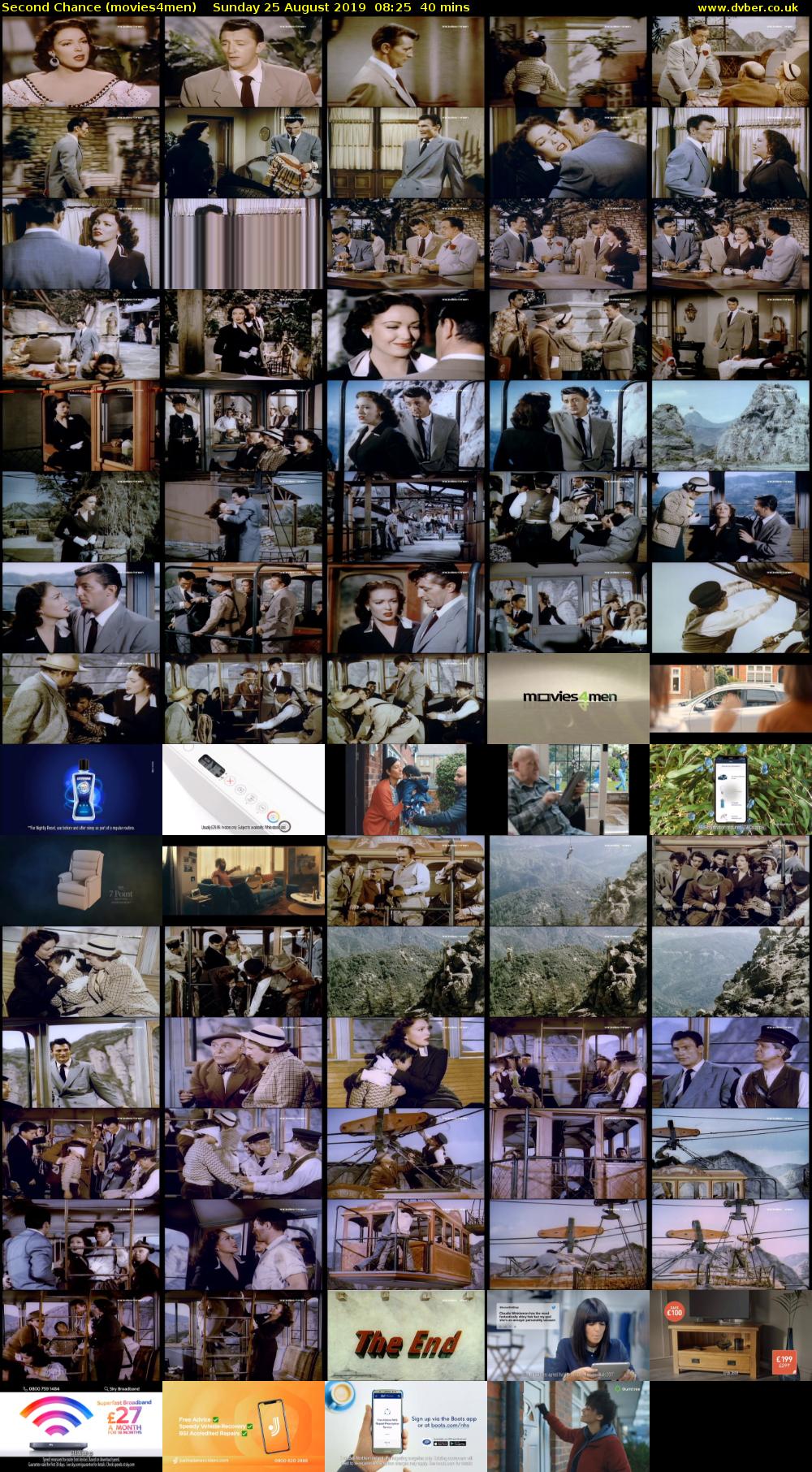 Second Chance (movies4men) Sunday 25 August 2019 08:25 - 09:05