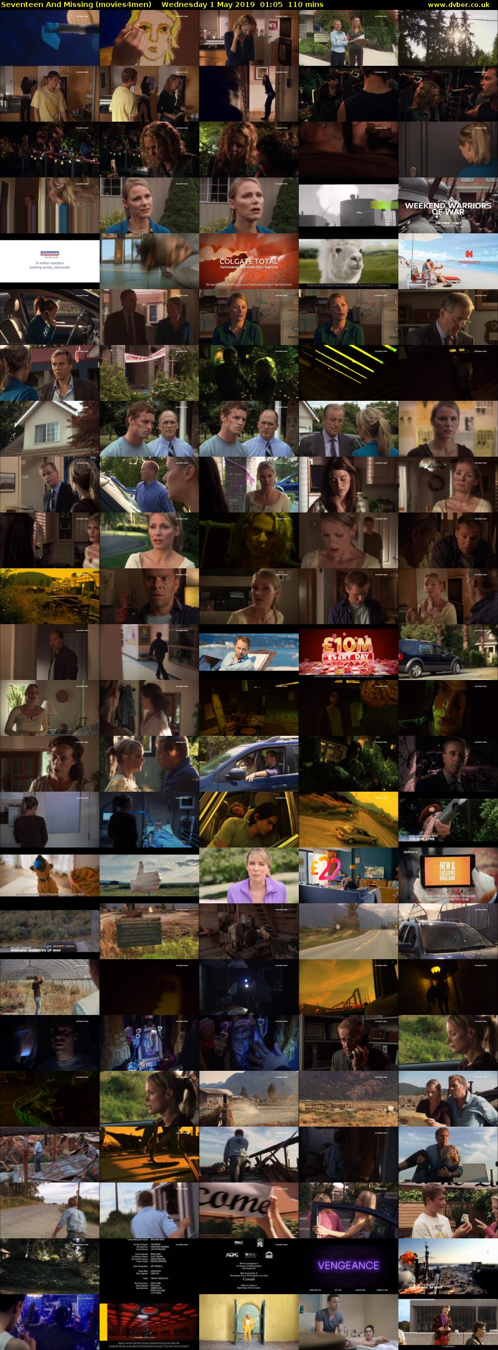 Seventeen And Missing (movies4men) Wednesday 1 May 2019 01:05 - 02:55