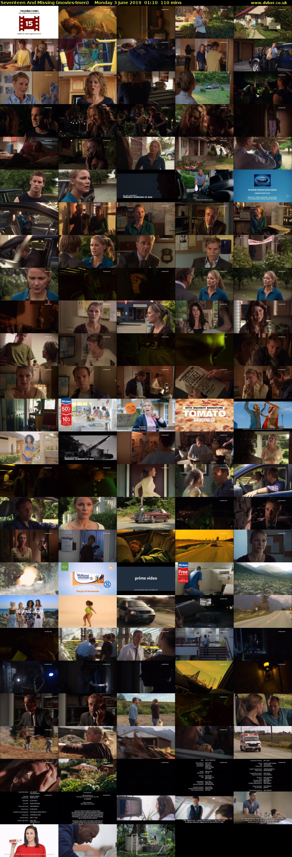 Seventeen And Missing (movies4men) Monday 3 June 2019 01:10 - 03:00