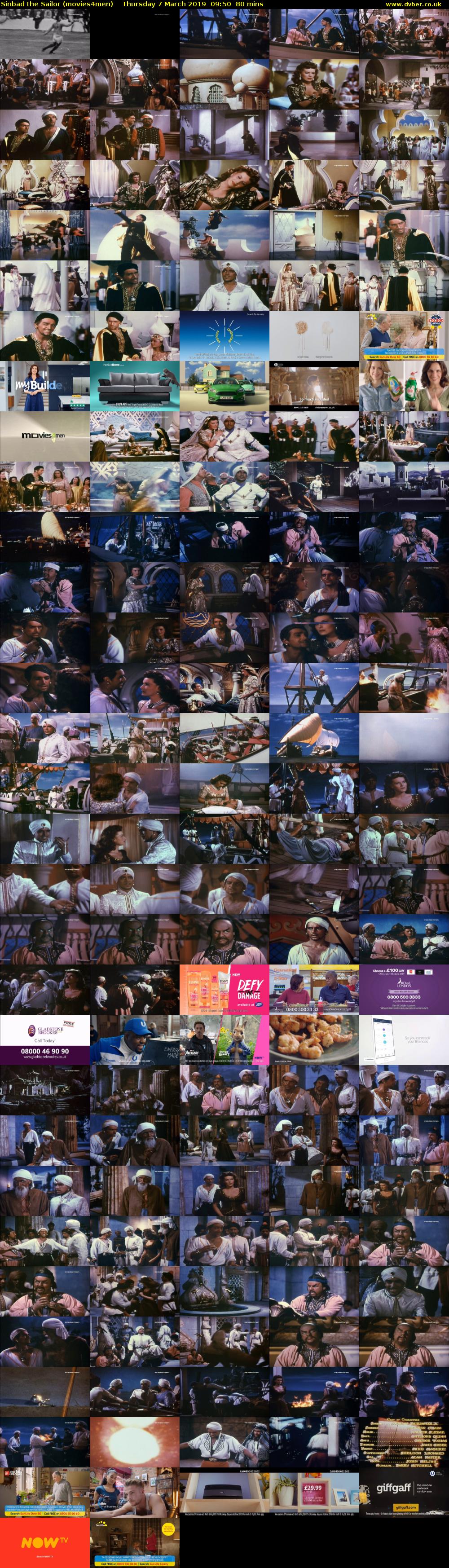 Sinbad the Sailor (movies4men) Thursday 7 March 2019 09:50 - 11:10