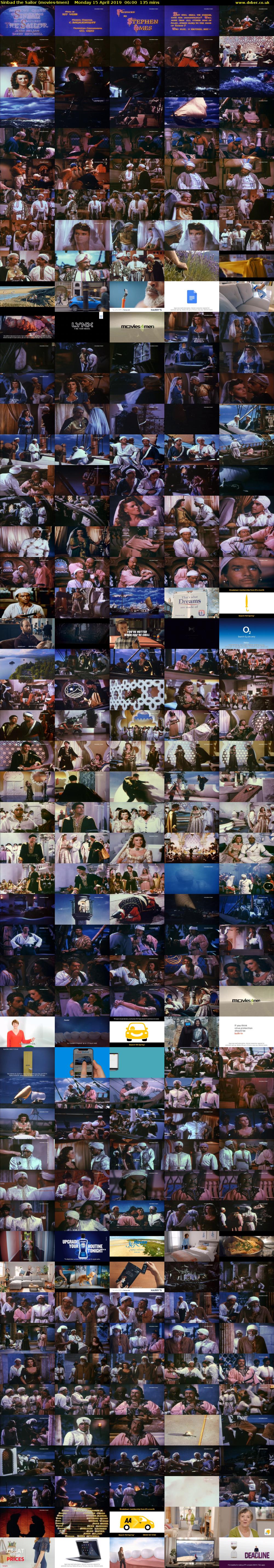 Sinbad the Sailor (movies4men) Monday 15 April 2019 06:00 - 08:15