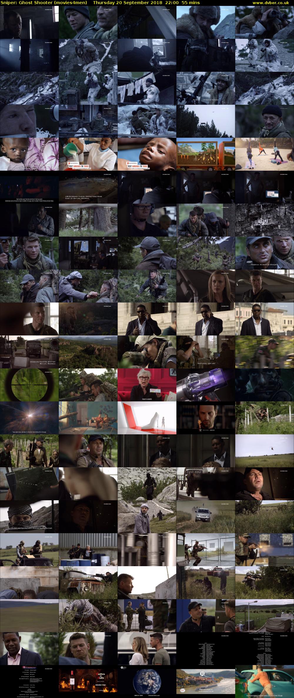 Sniper: Ghost Shooter (movies4men) Thursday 20 September 2018 22:00 - 22:55